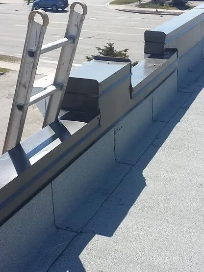 12-storey residential tower re-roof