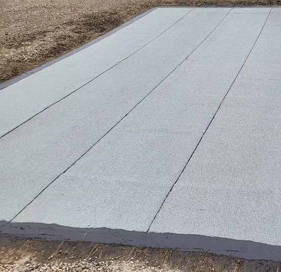 Newly installed commercial flat-roof membrane