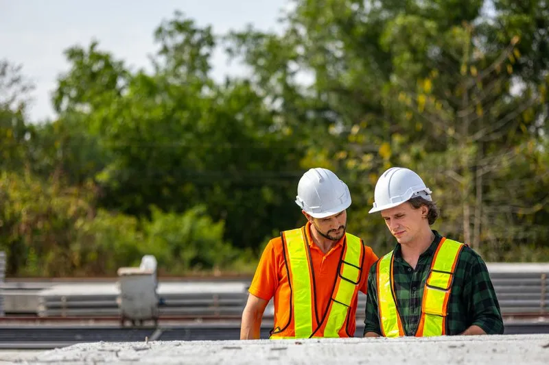an inspection of the roof. roof leak